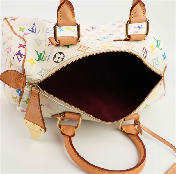 Túi LV hoa màu quai nâu size 25 ++