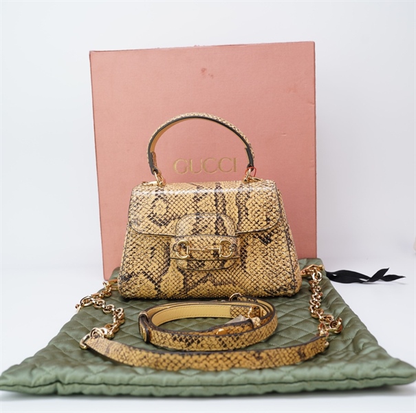 Túi GG da rắn 2 strap +