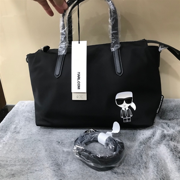 Túi Xách Karl Lagerfeld Đen Hình NGười KG+