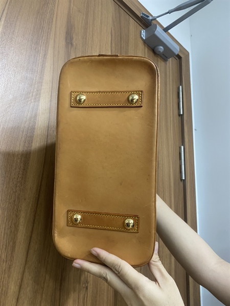 Túi LV alma hoa nâu size đáy 30cm+