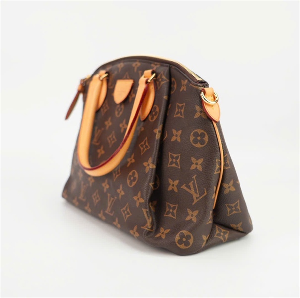 Túi LV hoa nâu quai vàng size 22 ++