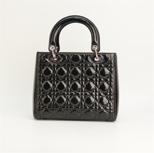 Túi Dior lady đen ̣15-BO-0144 szM KG+