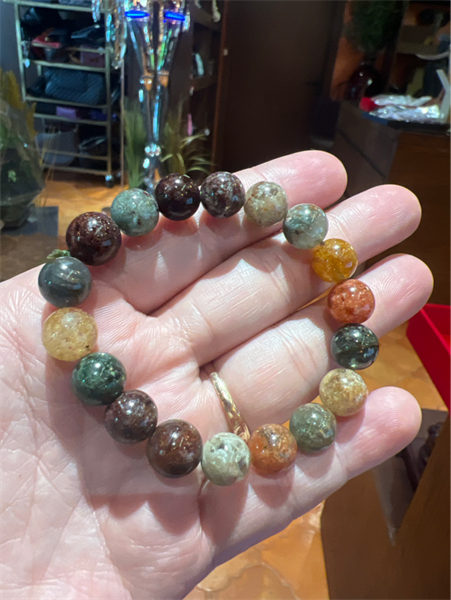 Vòng tay thạch anh ưu linh vân đục+