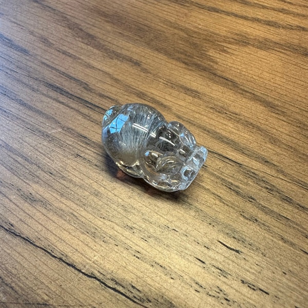 Cụ tỳ hưu thạch anh tóc vàng +