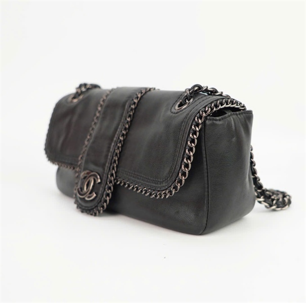 Túi Chanel đen quai xích size 25 ++