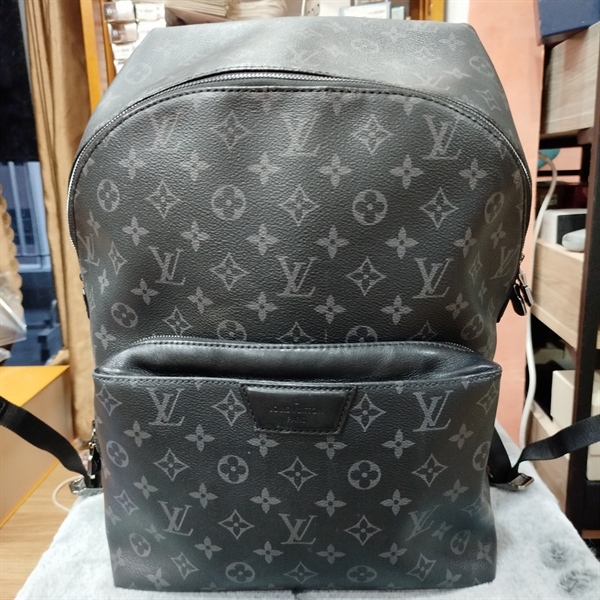 Balo LV hoa xanh đen size đáy 28cm KG+