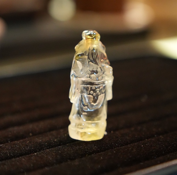 Bộ tam vị đa Phúc Lộc Thọ thạch anh vàng +