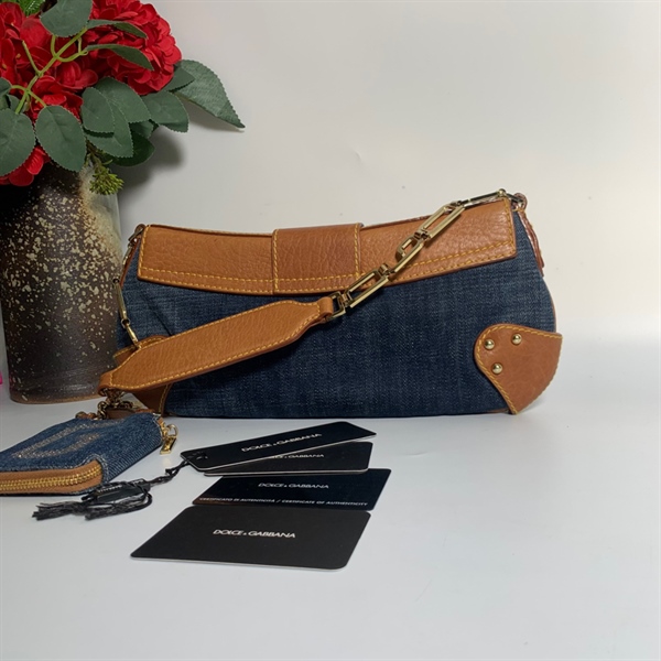 Túi jeans Dolce Gabbana + poud KG+