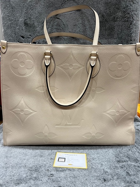 Túi LV onthego trắng full KG+