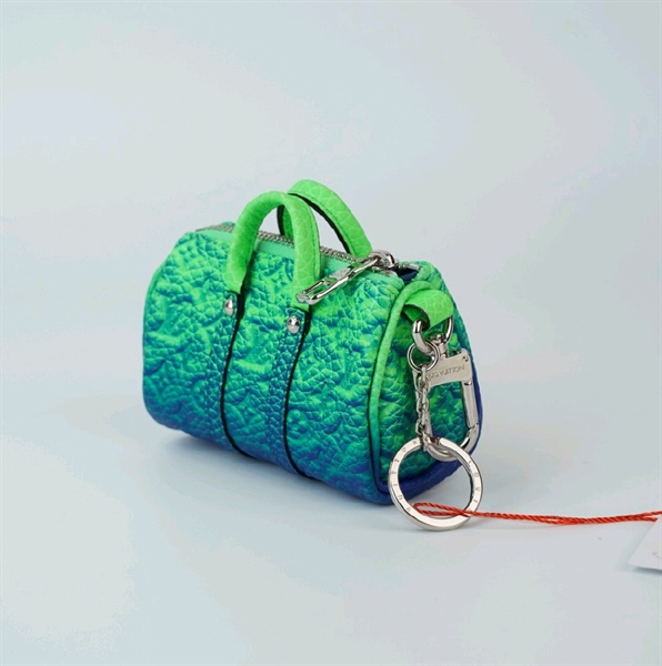 Móc khoá LV xanh omber +