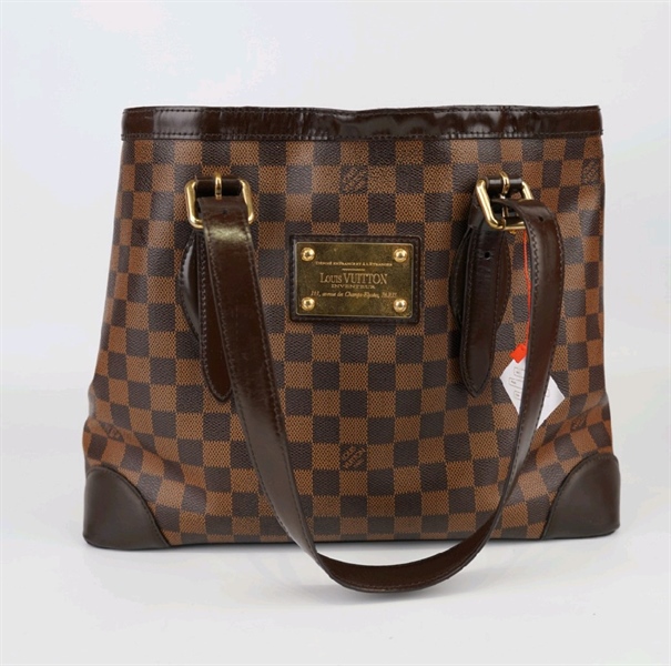 Túi LV ô vuông nâu lòng đỏ KG+