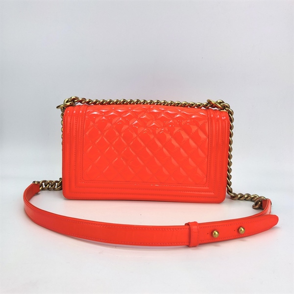 Túi Chanel màu cam huỳnh quang (21967530) sz25 KG+