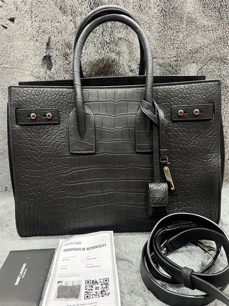 Túi YSL đen da cros size 29 KG+