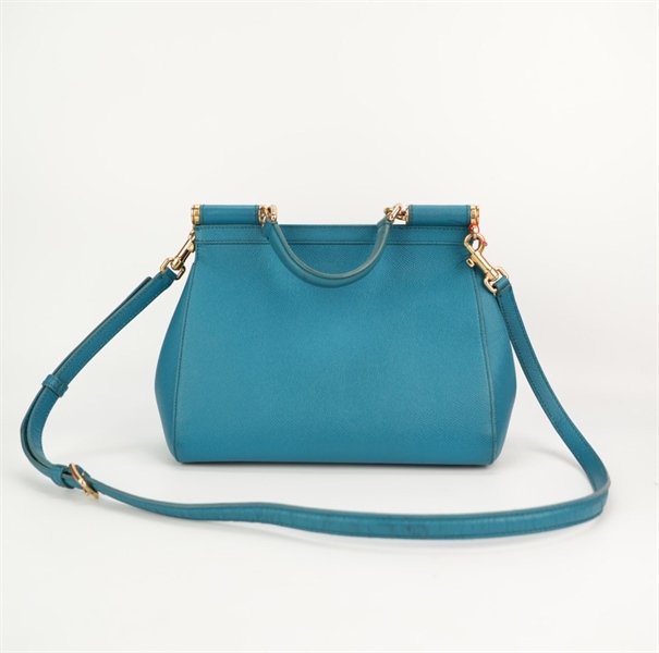 Túi D&G xanh dương size 26 (CTV) KG+