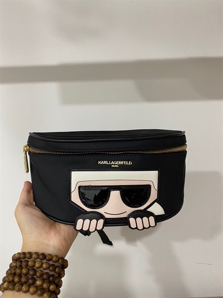 Túi Bao Tử Karl Đen Mắt Kính KG+