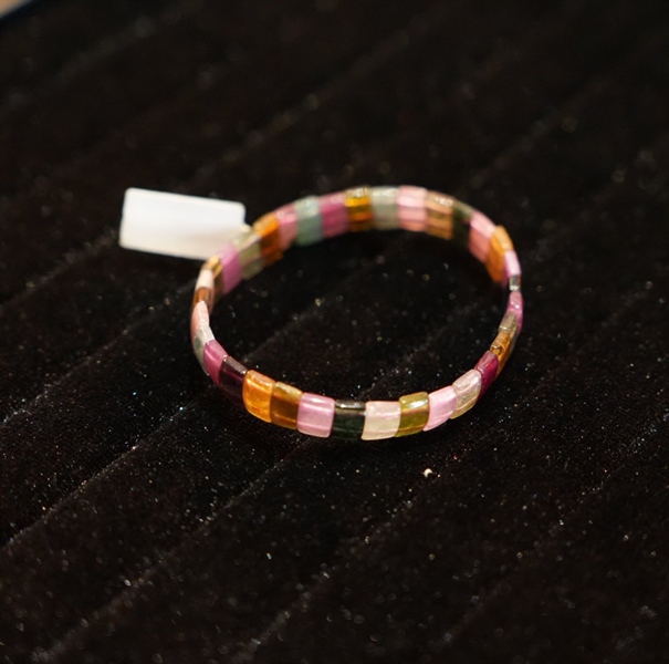 Vòng tay Tourmaline bản đa sắc +