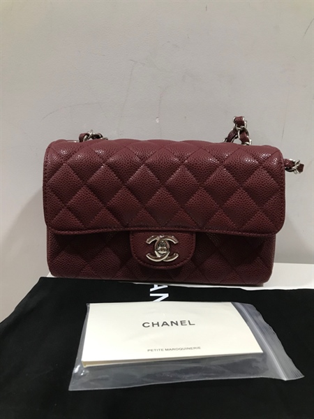 Túi Chanel Màu Đỏ Đô+