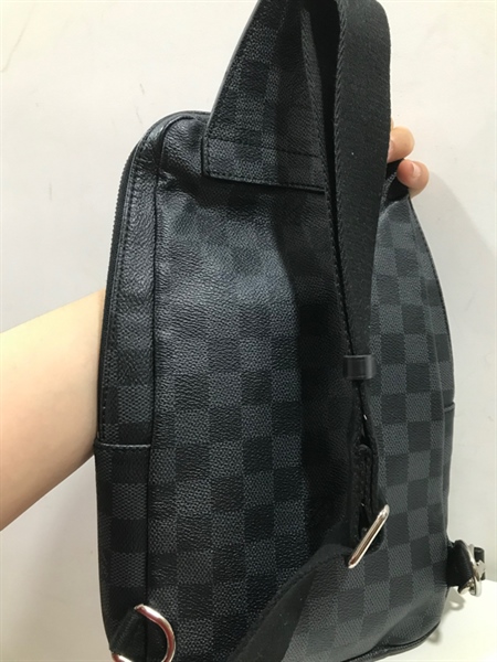 Túi Đeo Chéo GG Xanh Đen Họa Tiết+