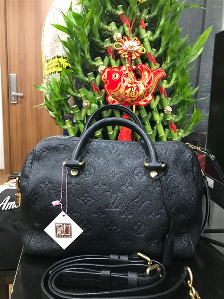 Túi Speedy LV Xanh Đen+