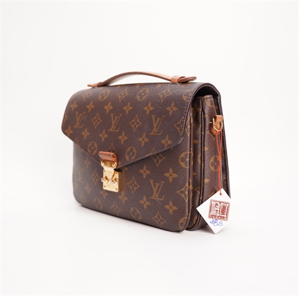 Túi LV metis hoa nâu sz 22cm TB+