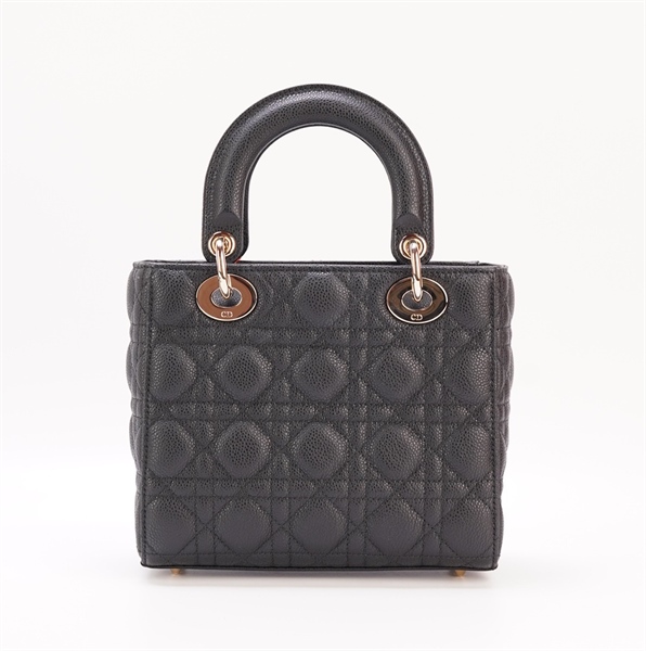 Túi Dior Lady size 20Cm màu đen KG+