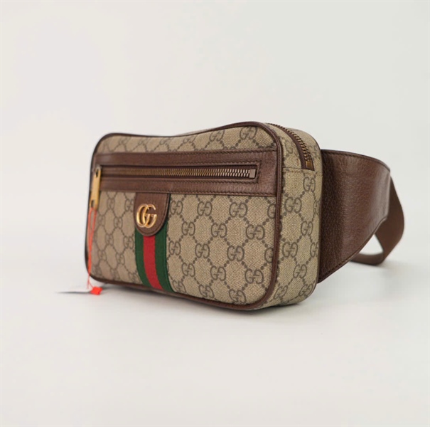 Túi GG khoá kéo phối dây màu size 22 TB+