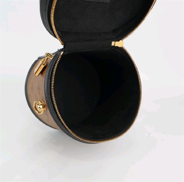 Túi LV vanity hoa nâu KG+