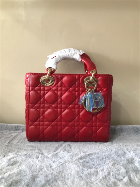 Túi Lady Dior Đỏ+