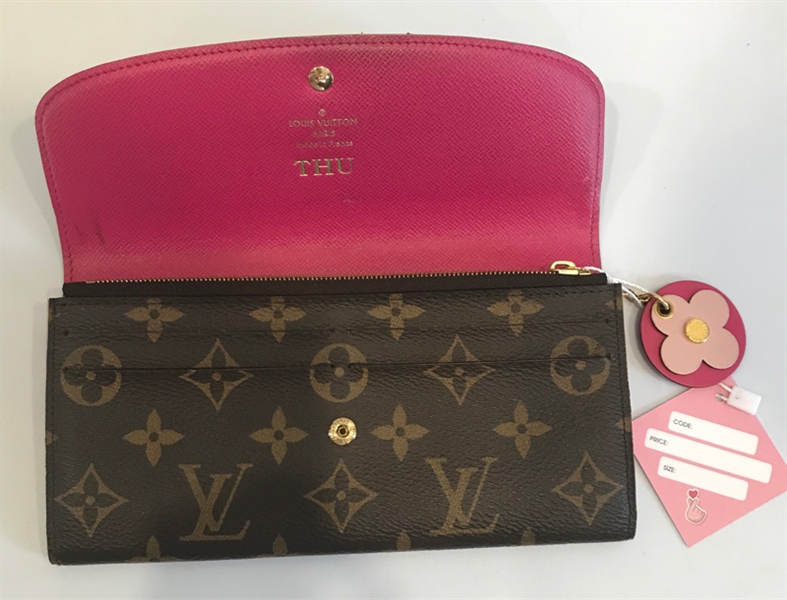 Túi Lv nâu lòng Hồng KG+