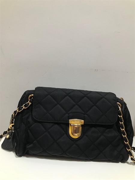 Túi Vải Prada Đen KG+