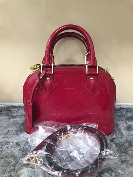 Túi LV Alma Đỏ Bóng+