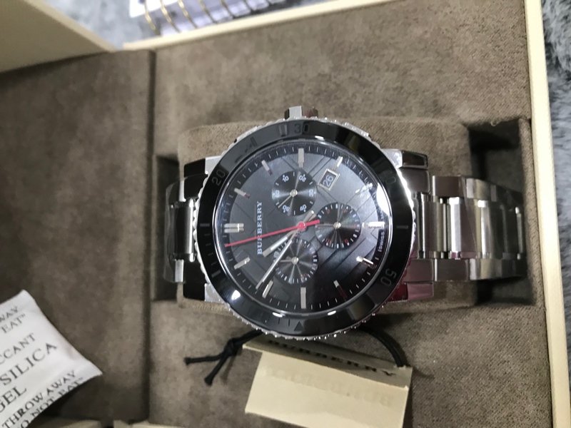 Đồng hồ BBR mặt viền đen 34 inch KG+