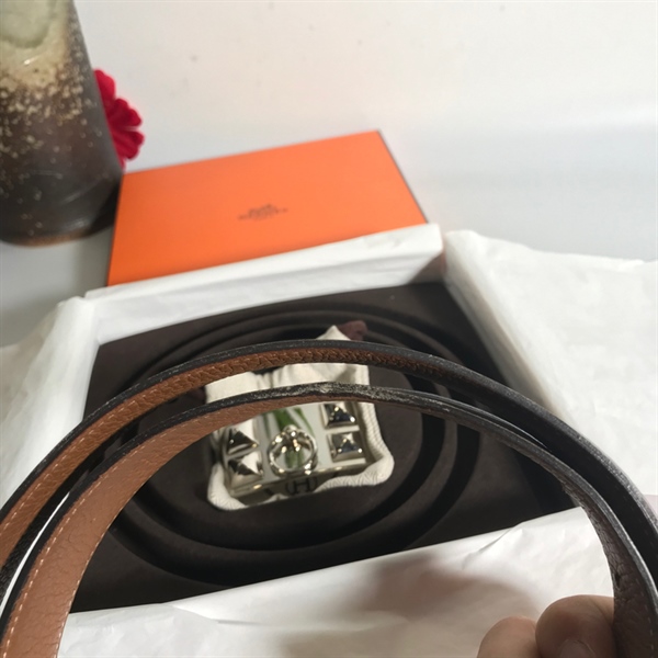 Thắt lưng Hermes đen KG+