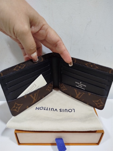 Ví LV Đen Phối Nâu+