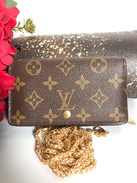Ví LV hoa nâu +
