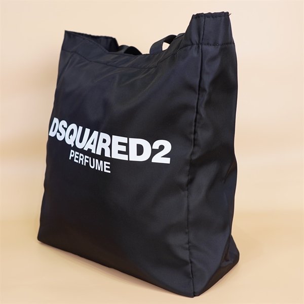 Túi tote vải Dsquared2 đen KG+