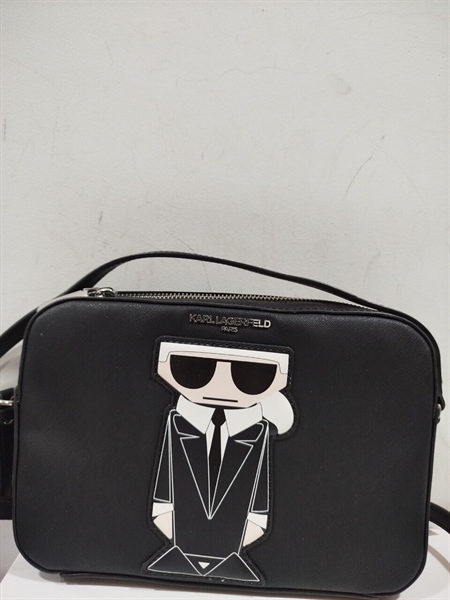 Túi Karl Lagerfeld Đen Hình Người KG+