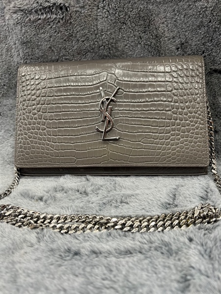 Túi YSL màu xám +