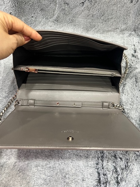 Túi YSL màu xám +