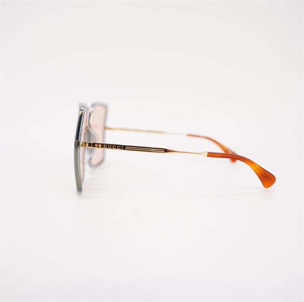 Mắt kính GG vuông, màu xanh ngọc GG0903SA KG+