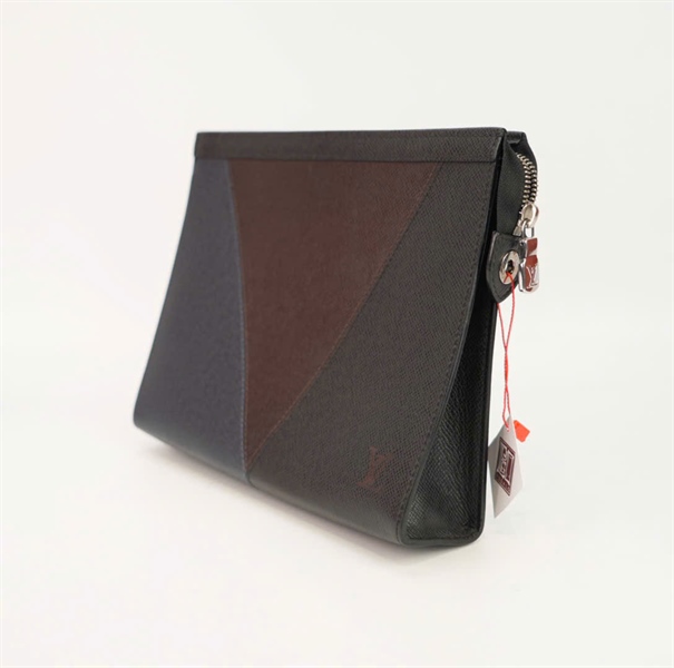 Túi LV clutch đen KG+