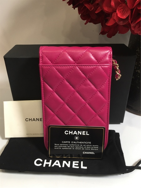 Túi Chanel đứng hồng KG+