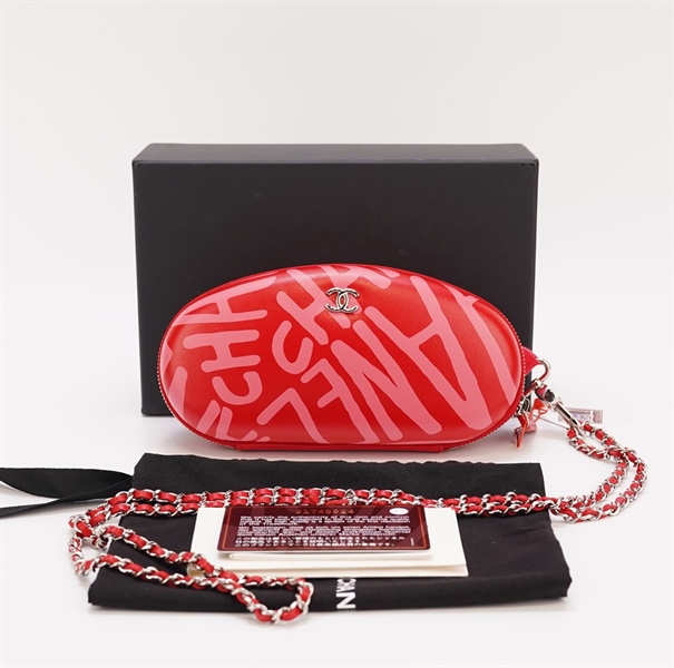 Túi Chanel màu đỏ dây xích size 18 (31746624) KG+