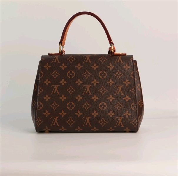 Túi LV hoa nâu nắp gập - TB +