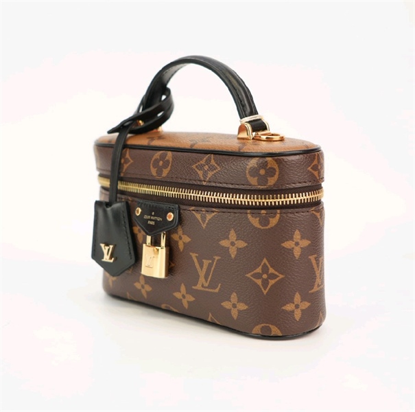 Túi LV hoa nâu kèm ổ khoá KG+