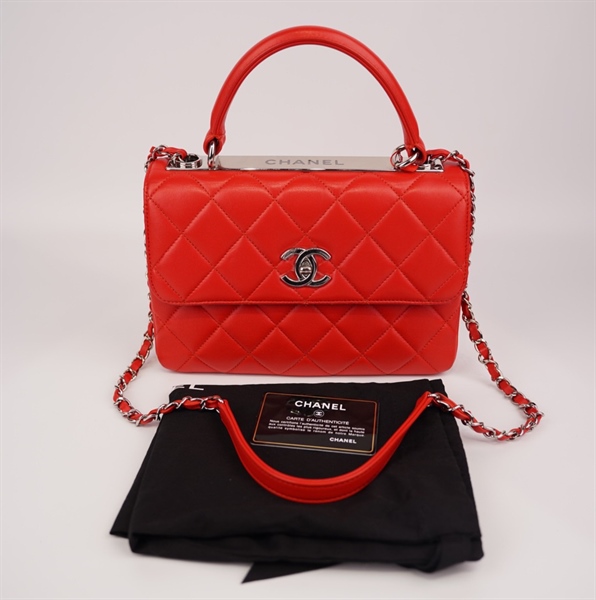 Túi Chanel Classic màu đỏ KG+