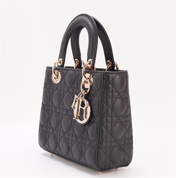 Túi Dior Lady size 20Cm màu đen KG+