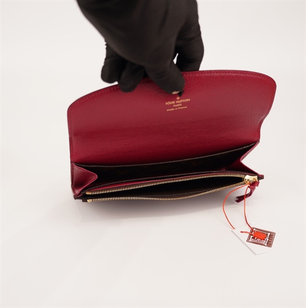 Ví LV dài lòng đỏ rượu+