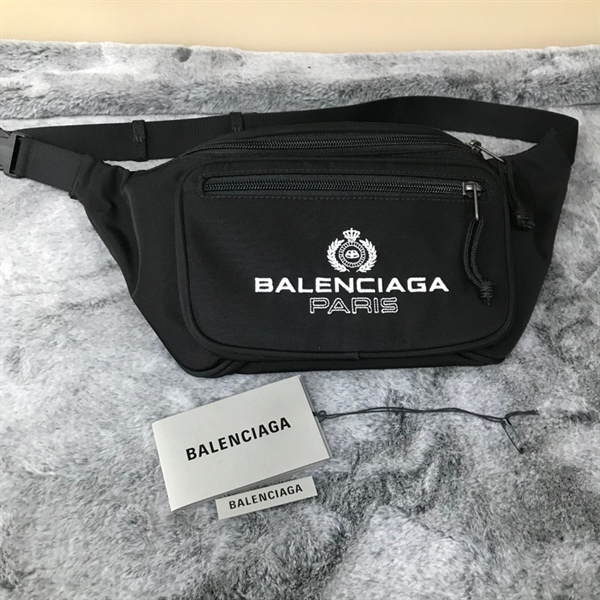 Túi Bao Tử Balenciaga Đen KG+