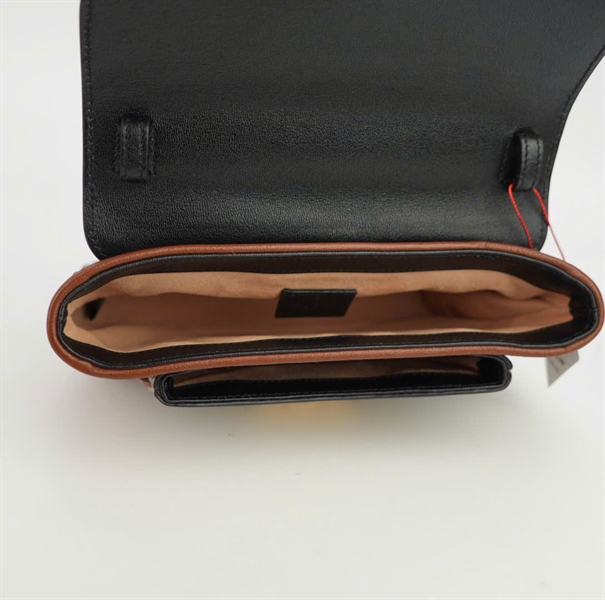 Túi GG Padlock màu nâu phối da size 20 TB+